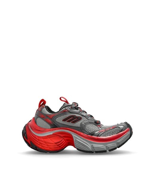 Balenciaga Red Sports Shoes '6Xl' for men