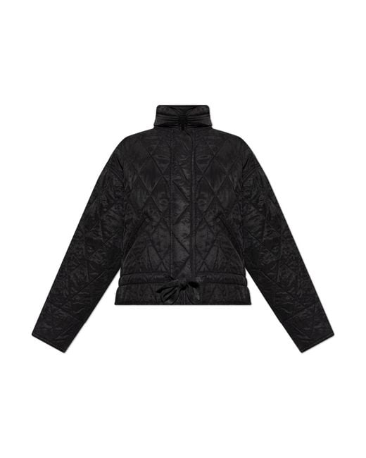 Isabel Marant Black Quilted Jacket 'Zakiane'
