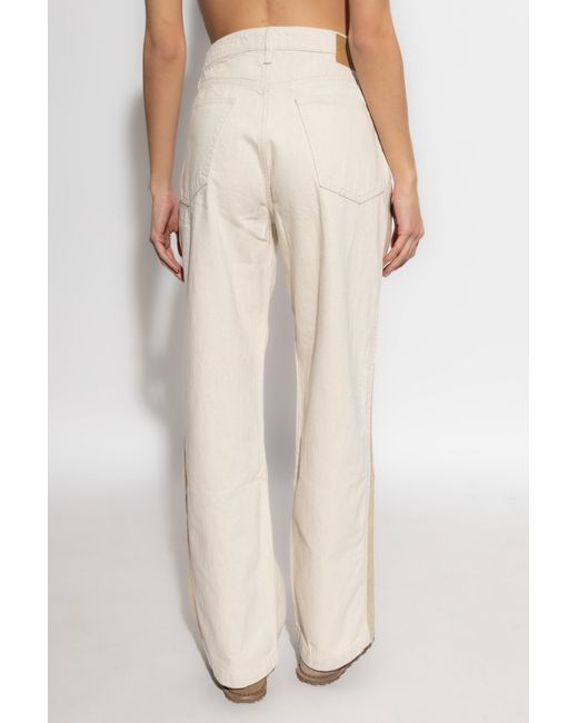 Rag & Bone Natural Straight-Leg Jeans