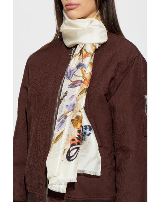 Etro Natural Silk Scarf