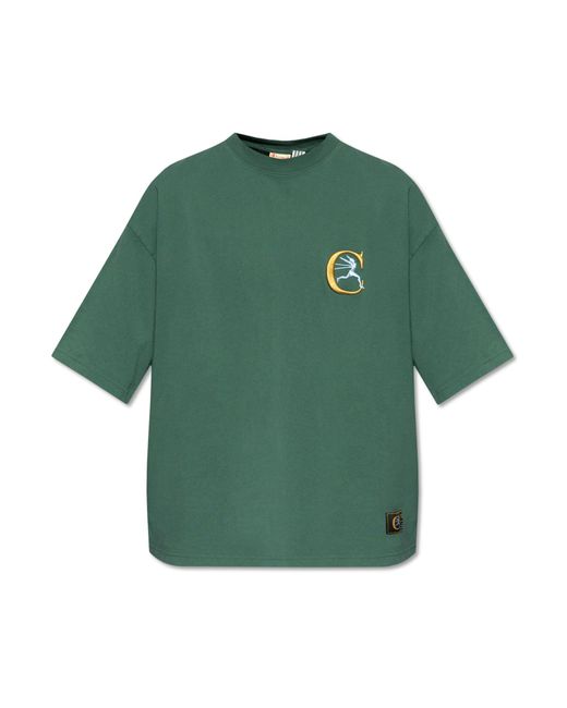 Champion Green Cotton T-Shirt for men