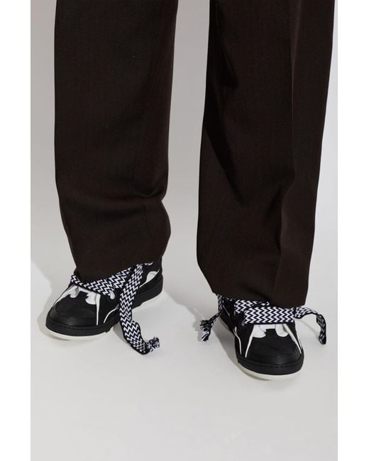 Lanvin Black "Curb" Sports Shoes for men