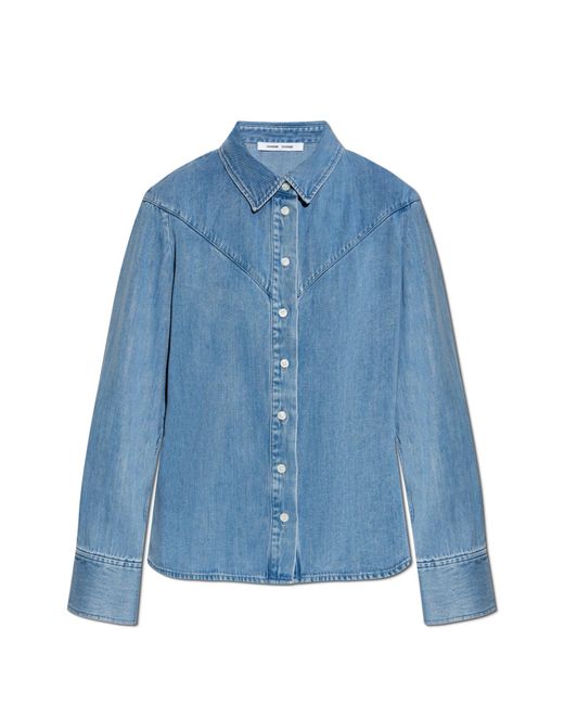 Samsøe & Samsøe Blue Shirt 'Samos'