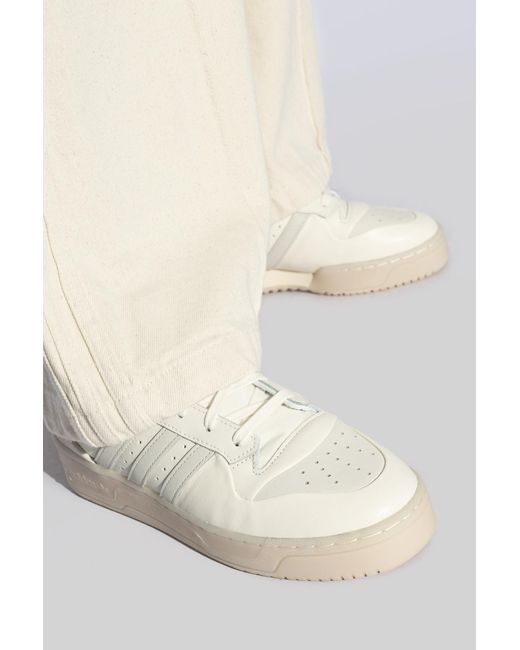Adidas Originals White 'rivalry Low' Sneakers, for men