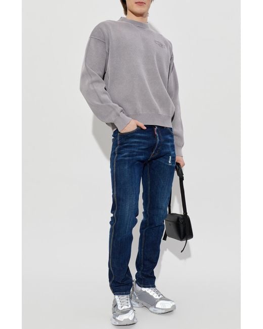 DSquared² Blue 'Mini Front Teddy' Jeans for men