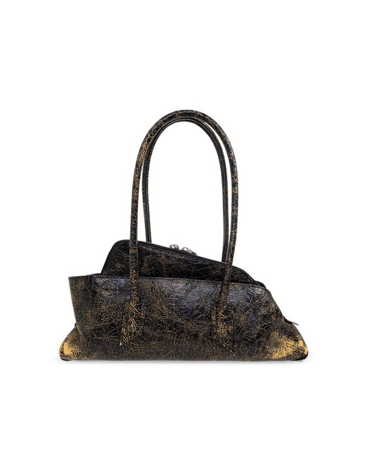 The Attico Gray Handbag "la Passeggiata Small",