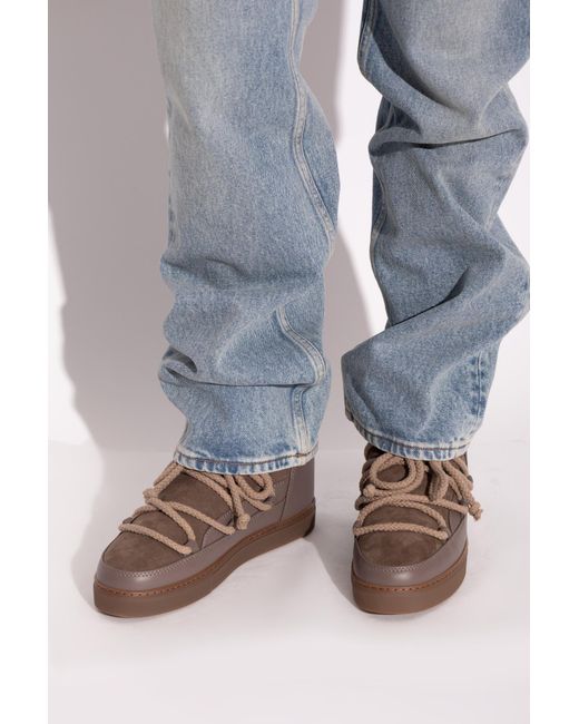Inuikii Brown "Classic Wedge" Snow Boots