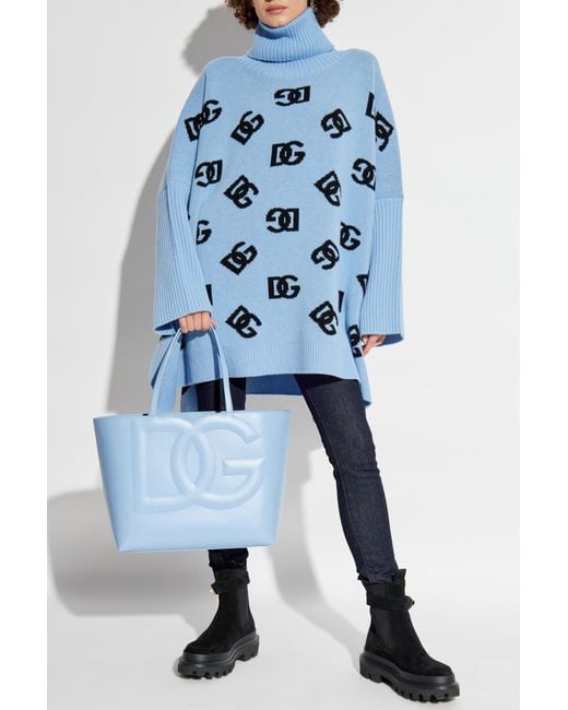 Dolce & Gabbana Blue Jeans With Logo