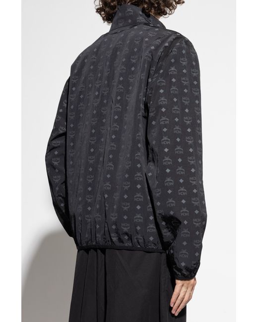 MCM Black Jacket With Logo for men