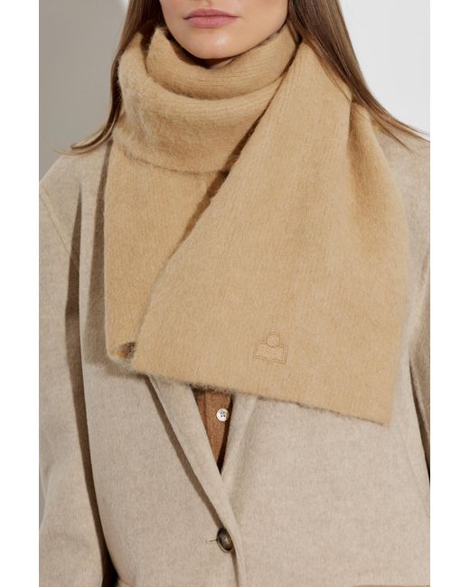 Isabel Marant Natural Scarf 'Peliz'