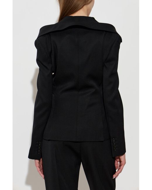 McQueen Black Wool Blazer