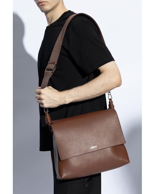Loewe Brown Flamenco Shoulder Bag for men