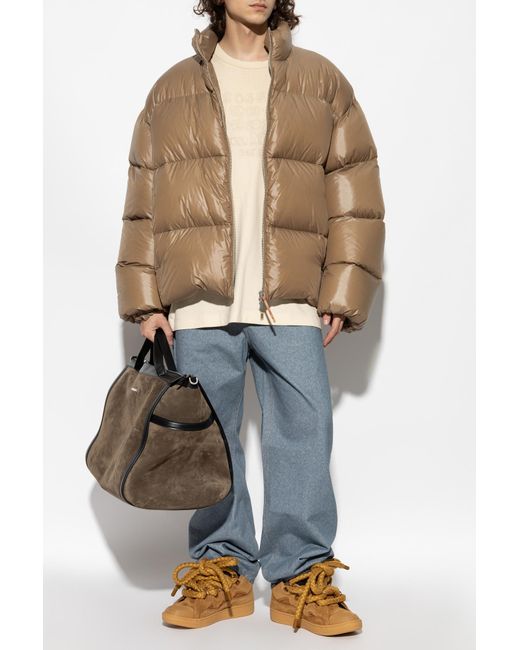 Jil Sander Natural Down Jacket With Hood for men