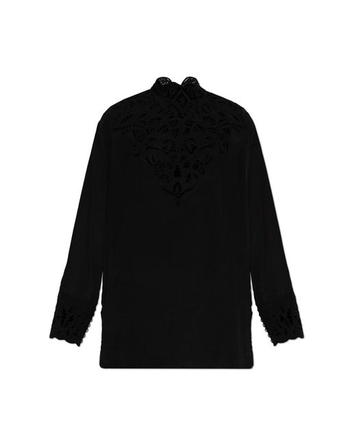 Etro Black Silk Top