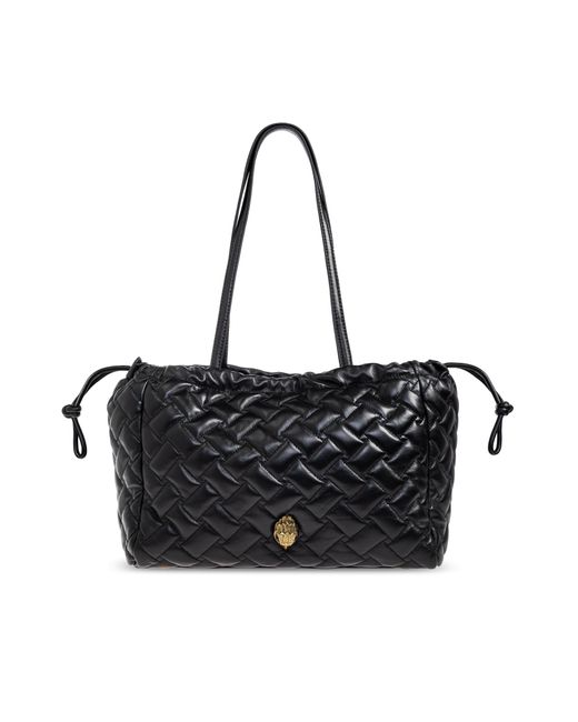 Kurt Geiger Black Shopper Bag "Kensington String"