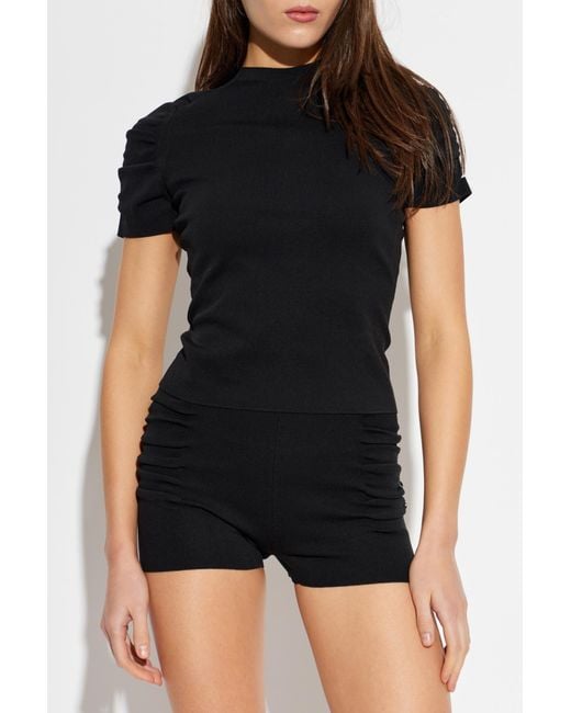 Alexander Wang Black Fitted Top