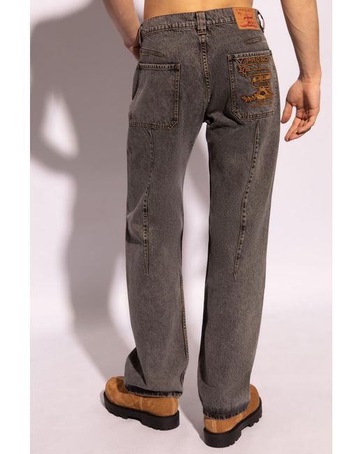 Y. Project Gray Straight-leg Jeans, for men