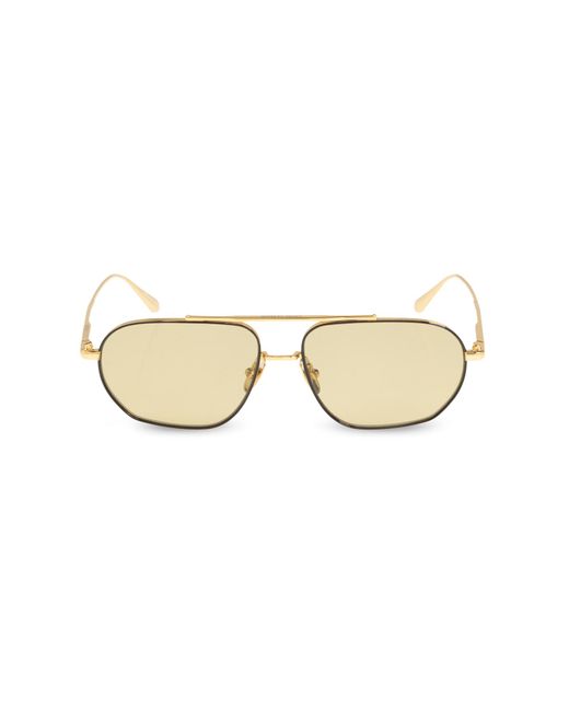 Linda Farrow Natural 'Arden' Sunglasses