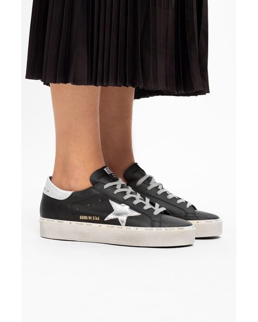 Golden Goose Deluxe Brand Black Hi Star Sneakers