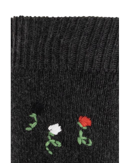 Marni Black Wool Socks