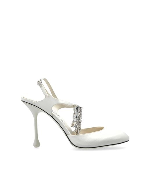Jimmy Choo White Heeled Shoes Verity