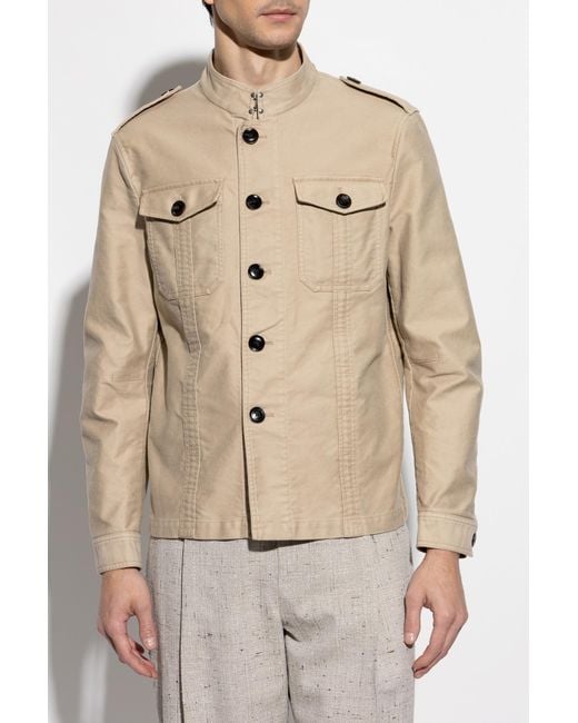 Tom Ford Natural Jacket With Pockets for men