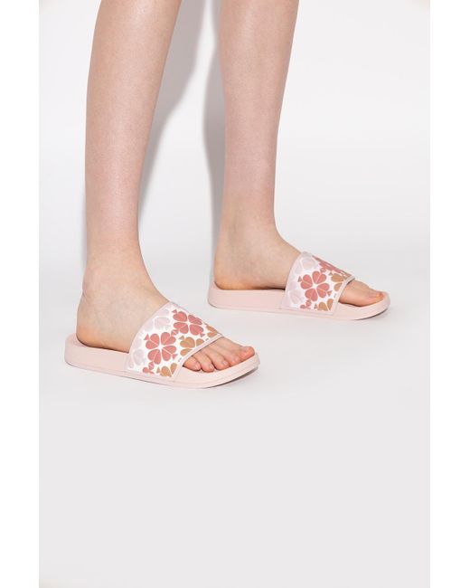 Kate Spade 'olympia' Slides in Pink | Lyst UK