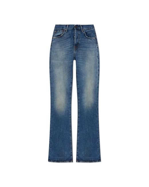Acne Blue Wide-Leg Jeans