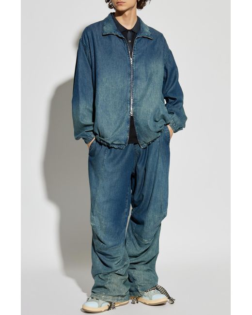 DIESEL Blue Jacket 'D-Krap-S6' for men
