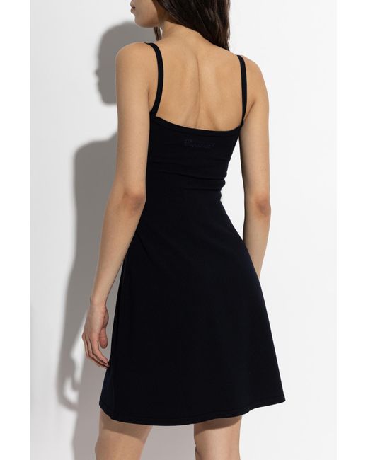 DSquared² Black Off-Shoulder Dress