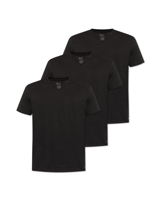 DIESEL Black 3-Pack T-Shirts Michael-D-Box-3Pack for men