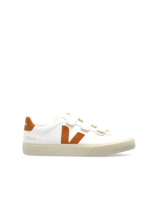 Veja White Sneakers Recife Logo Leather for men