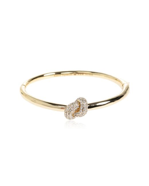 Kate Spade White Bracelet With Shimmering Crystals