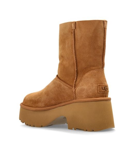 Ugg Brown Heeled Snow Boots 'Esmee'