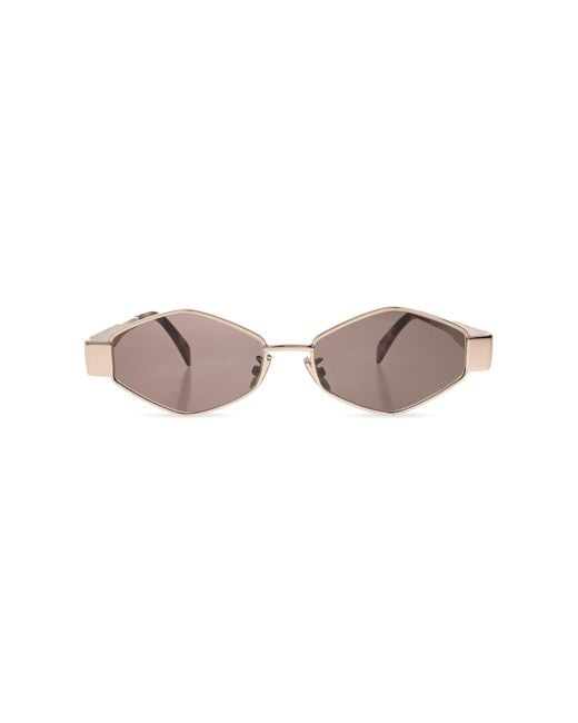 Céline Metallic 'Metal Triomphe' Sunglasses
