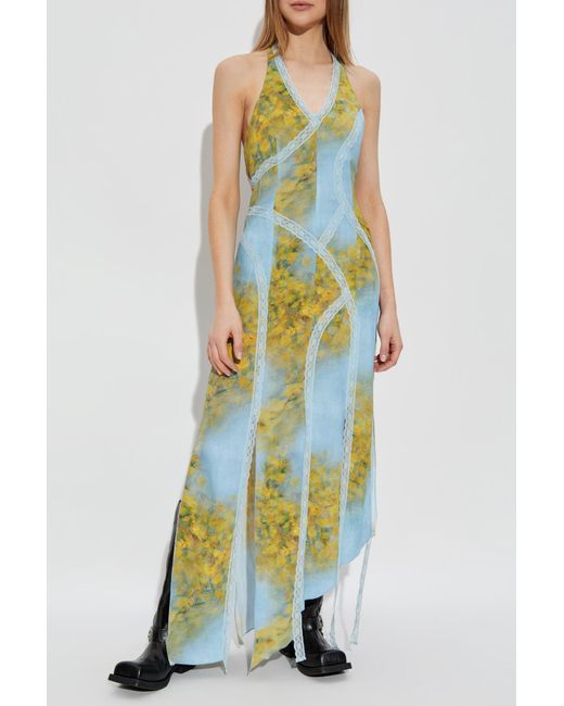AVAVAV Blue Dress With Slits