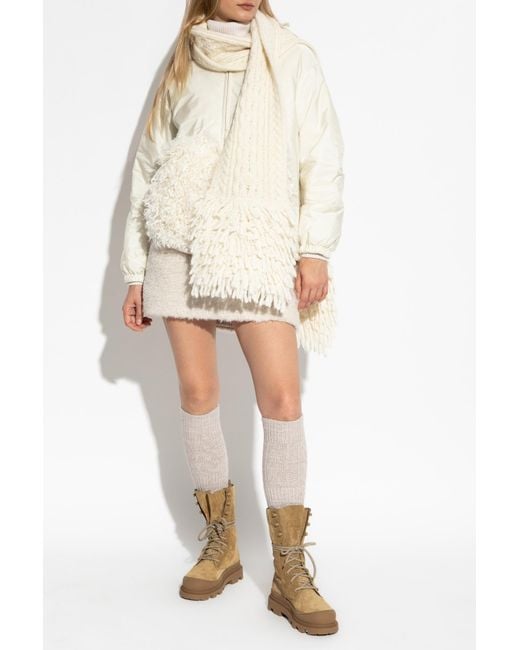 Moncler Natural Jacket With Hood