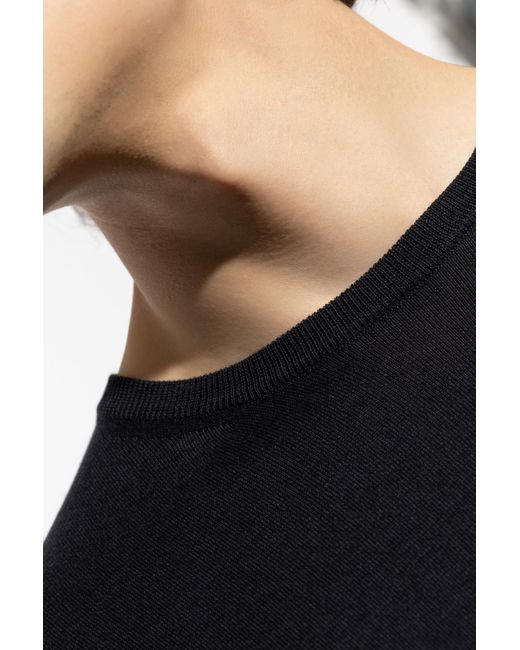 Giorgio Armani Blue Silk Sweater, for men
