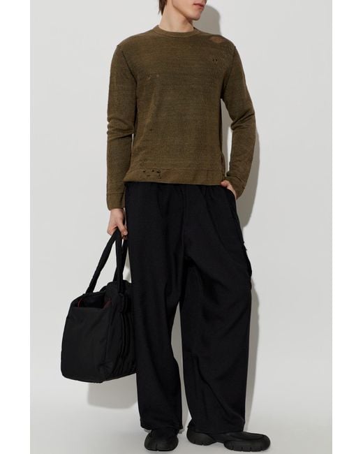 Y-3 Black 'Cargo' Trousers for men