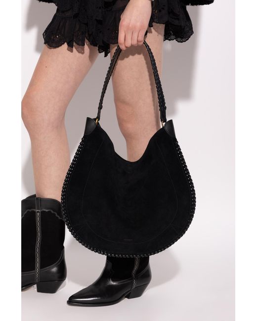 Isabel Marant Black Oskan Hobo Bag