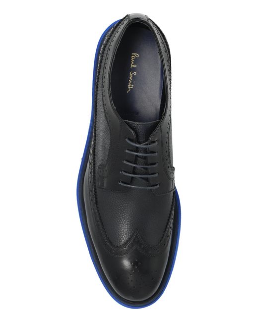Paul Smith Black Leather Shoes for men