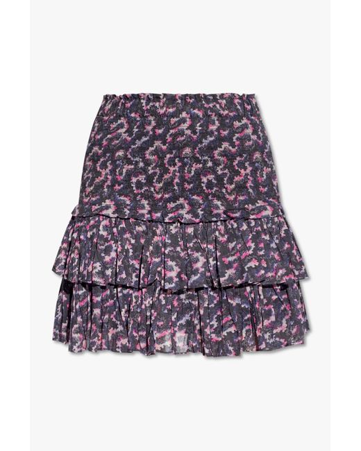 Étoile Isabel Marant Multicolor 'naomi' Patterned Skirt