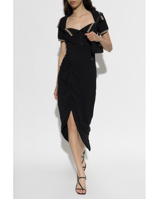 Vivienne Westwood Black Dress 'Long Monday Pulling'