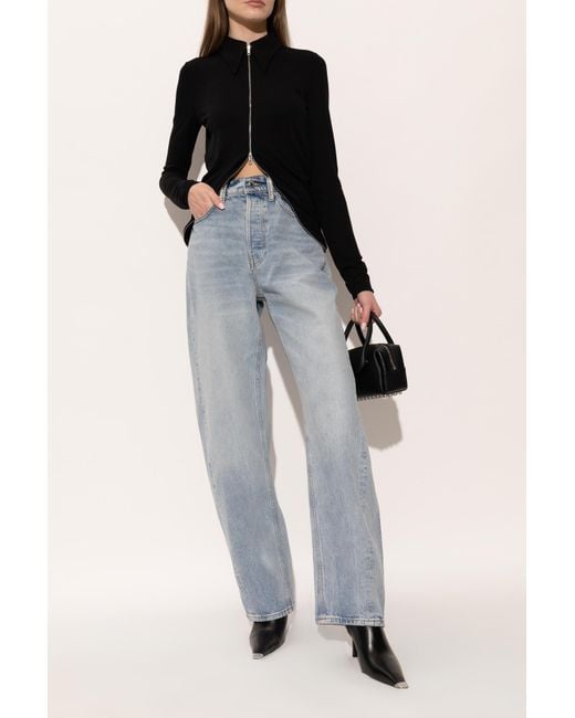 Alexander Wang Black 'Ferrara' Heeled Ankle Boots