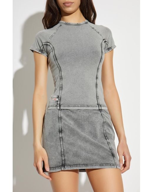 DIESEL Gray Top T-Lynne