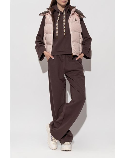 Moncler Pink 'Niverolle' Down Vest