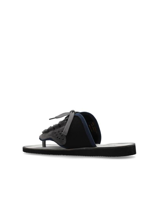 Acne Natural Slippers With Logo for men