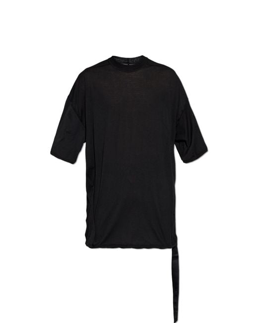 Rick Owens Black 'Oversize' T-Shirt for men