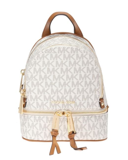 Michael Kors Rhea Medium Slim Logo Backpack vanilla  Amazonde Fashion
