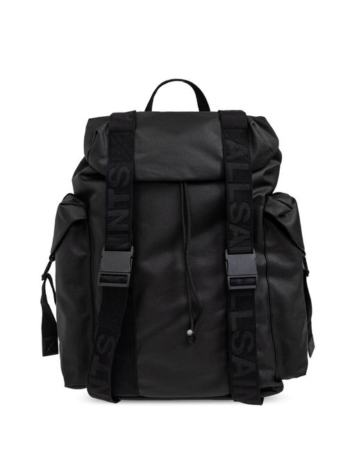 AllSaints Black Backpack Mars for men